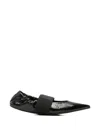 Givenchy Sophisticated Flat Shoes With Pointed Toe Design In Black