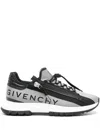 GIVENCHY SPECTER RUNNING SNEAKERS IN BLACK 4G NYLON WITH ZIP
