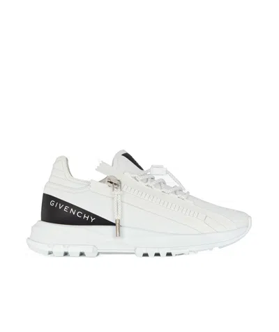 Givenchy Spectre Runner Sneakers In Synthetic Leather In White