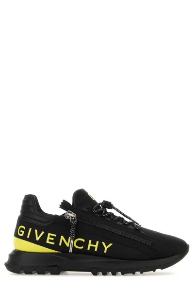 Givenchy Spectre Runner Low-top Sneakers In Black/yellow