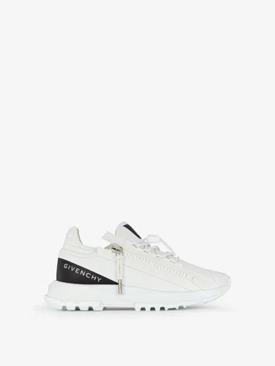 Givenchy Spectre Runner Sneakers In Synthetic Leather In White