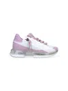 Givenchy Collar Padded Slip-on Sneakers With Transparent Sole In Purple
