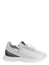 Givenchy Men Spectre Runner Leather Sneakers With 4g Side Zip Detail In Multi
