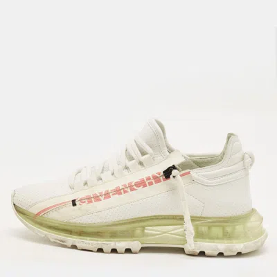 Pre-owned Givenchy Spectre Size 36 White Leather Lace Up Sneakers
