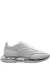 Givenchy Quilted Translucent-sole Sneakers In Gray