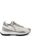 Givenchy Zippered Sneakers Contrast Panels In Grey