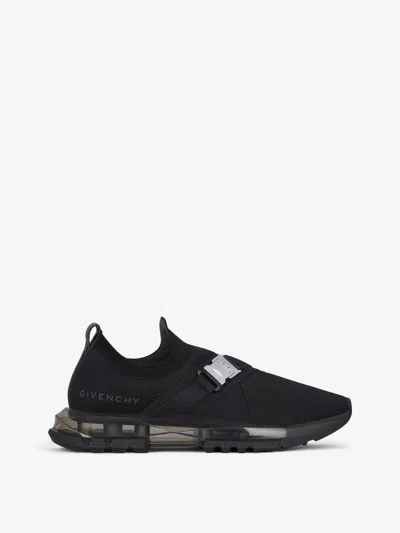 Givenchy Spectre Sneakers In Knit With 2g Buckle In Black
