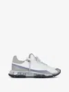 Givenchy Streamlined White Sneakers With Transparent Sole In Multi