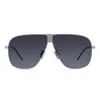 Givenchy Speed Silver Pilot Sunglasses In Gray