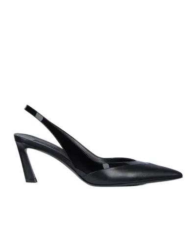 GIVENCHY SPIKY SLINGBACKS IN LEATHER