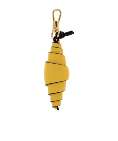 Givenchy Spiral Keychain In Yellow