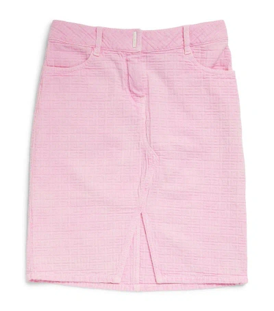 Givenchy Kids Split-front Midi Skirt (4-12+ Years) In Pink