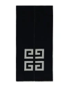 Givenchy Split Logo Scarf Man Scarf Blue Size - Wool In Blue