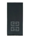 Givenchy Split Oblong Scarf Man Scarf Grey Size - Wool In Grey