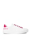 Givenchy Logo-print Leather Low-top Sneakers In White