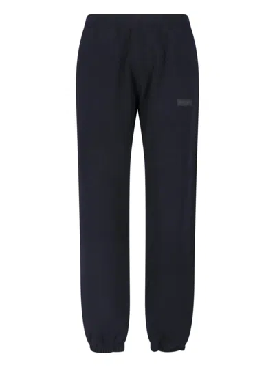 Givenchy Sport Trousers With Vintage Logo In Black