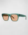 Givenchy Square Acetate Sunglasses In Light Green Rovie