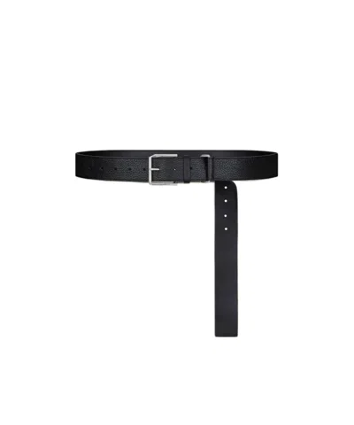 Givenchy Square Buckle Belt In Black