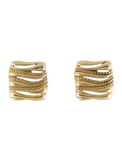 Pre-owned Givenchy Square Clip-on Earrings In Multi