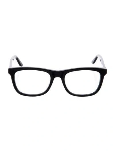 Pre-owned Givenchy Square Eyeglasses In Black