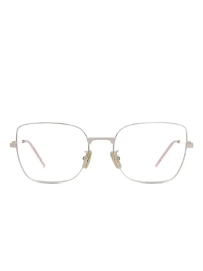 Givenchy Square-frame Glasses In Silver