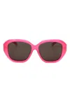 Givenchy Square Full-rim Sunglasses In Pink