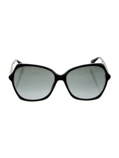 Pre-owned Givenchy Square Gradient Sunglasses In Black