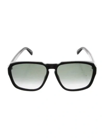 Pre-owned Givenchy Square Gradient Sunglasses In Black