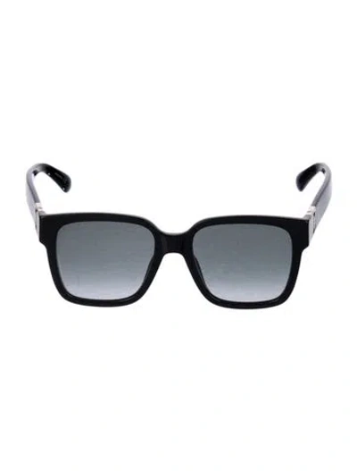 Pre-owned Givenchy Square Gradient Sunglasses In Black
