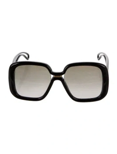 Pre-owned Givenchy Square Gradient Sunglasses In Black