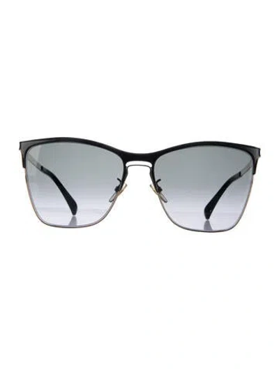 Pre-owned Givenchy Square Gradient Sunglasses In Black