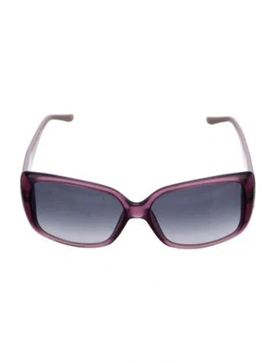Pre-owned Givenchy Square Gradient Sunglasses In Purple