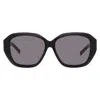 Givenchy Square Ladies Sunglasses Gv40075f 01a 56 In Black