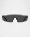 Givenchy Square Mask Sunglasses In Gray