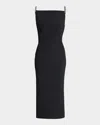 Givenchy Abito In Cady Nero Donna In Black