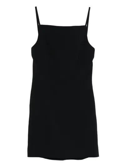 Givenchy Square Neck Slip Dress In Black