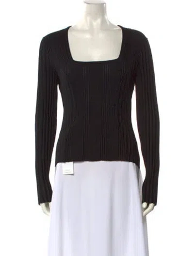 Pre-owned Givenchy Square Neckline Sweater W/ Tags In Black