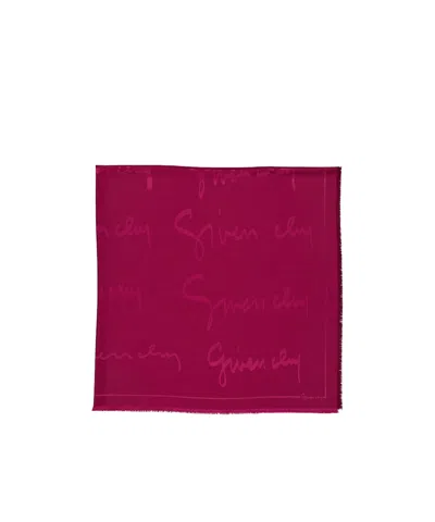 Givenchy Square Scarf In Pink