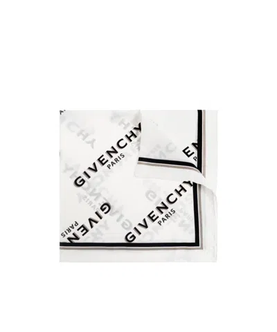 Givenchy Square Scarf In White