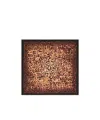 Givenchy Square Silk Scarf In Brown