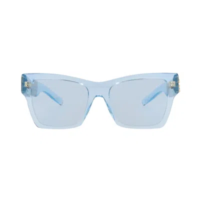 Pre-owned Givenchy Square Sunglasses 'blue' | Women's Size Onesize