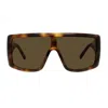 Givenchy Gv40126i Linea Square 53e Havana Sunglasses In Brown