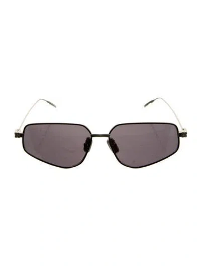 Pre-owned Givenchy Square Tinted Sunglasses In Black