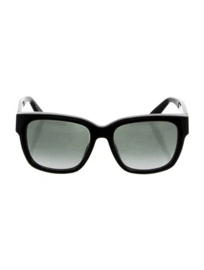 Pre-owned Givenchy Square Tinted Sunglasses In Black