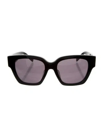 Pre-owned Givenchy Square Tinted Sunglasses In Black