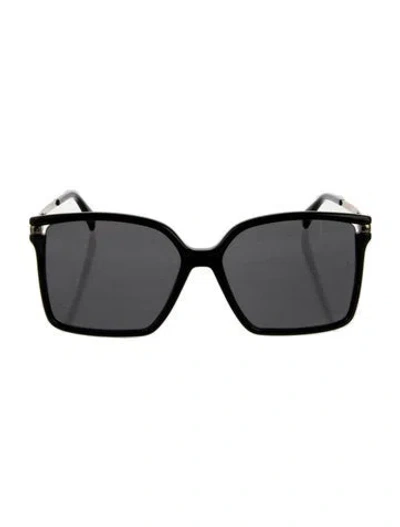 Pre-owned Givenchy Square Tinted Sunglasses In Black