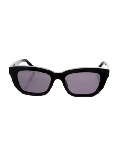 Pre-owned Givenchy Square Tinted Sunglasses In Black