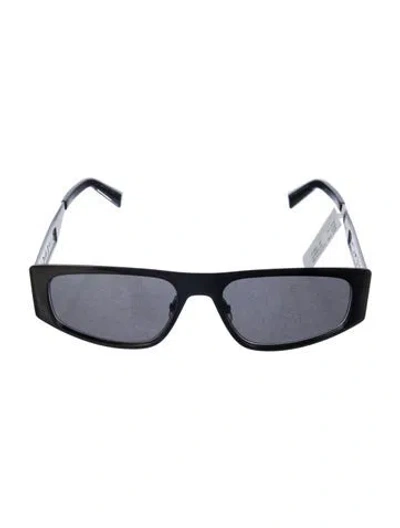 Pre-owned Givenchy Square Tinted Sunglasses In Black