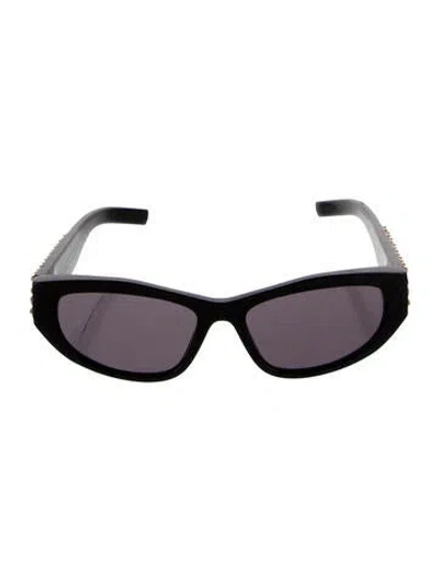 Pre-owned Givenchy Square Tinted Sunglasses In Black