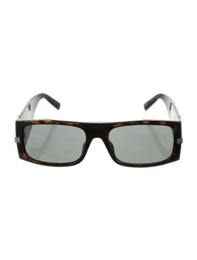 Pre-owned Givenchy Square Tinted Sunglasses In Black